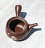 Brown Striped Kyusu Teapot