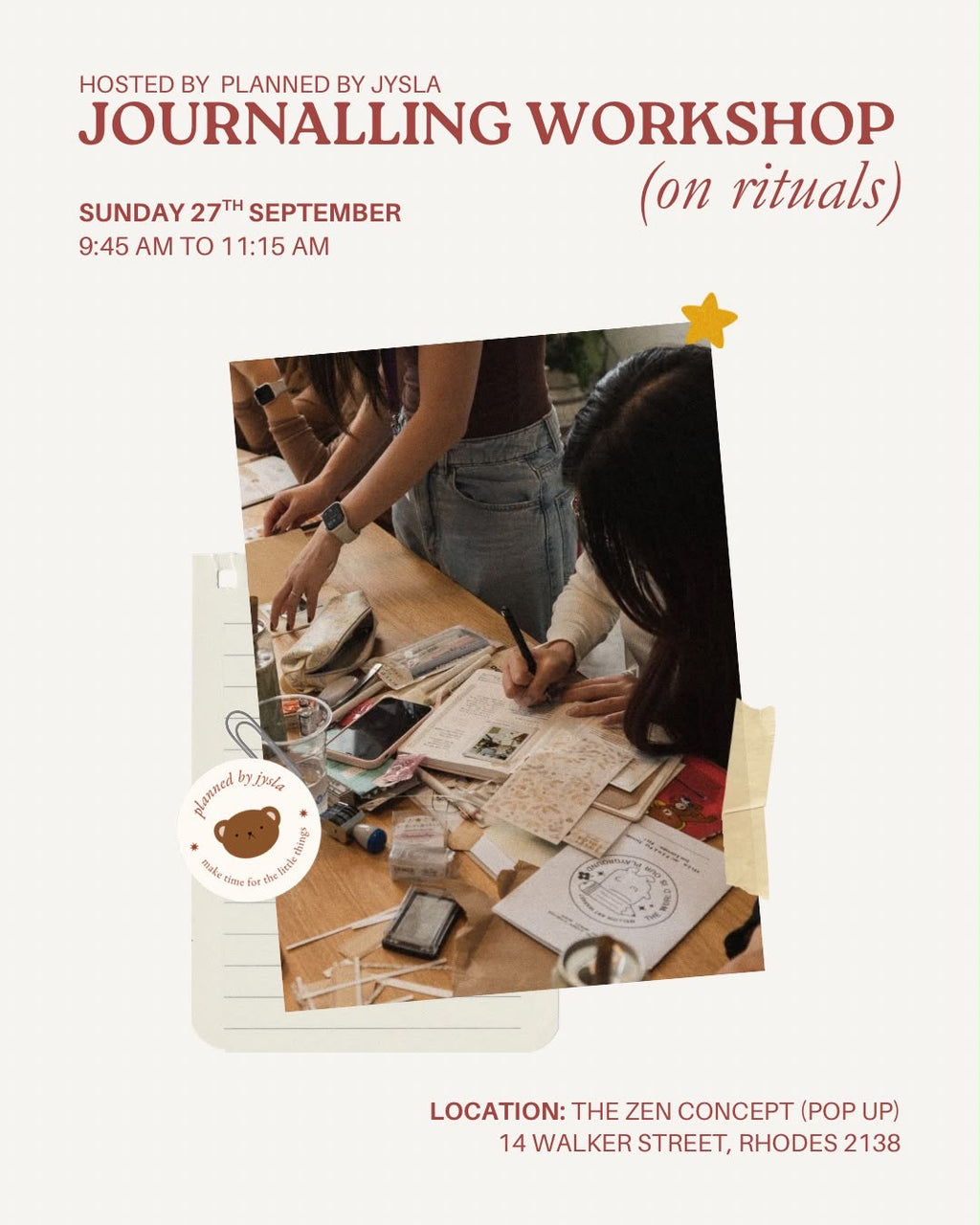 Journal Workshop: Rituals