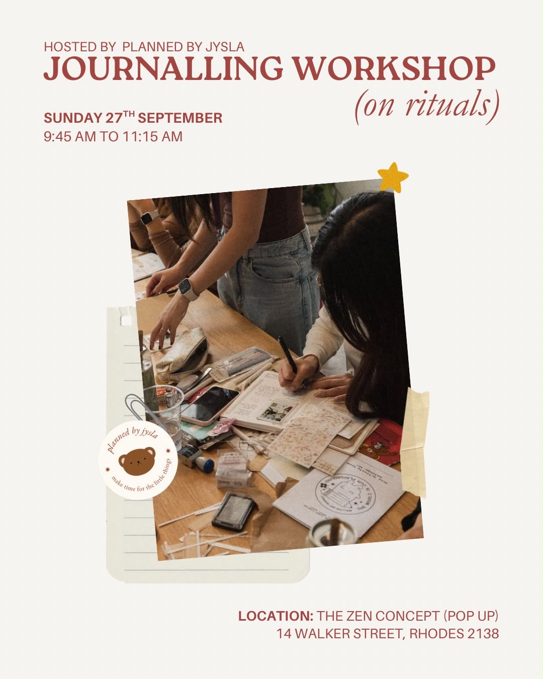 Journal Workshop: Rituals