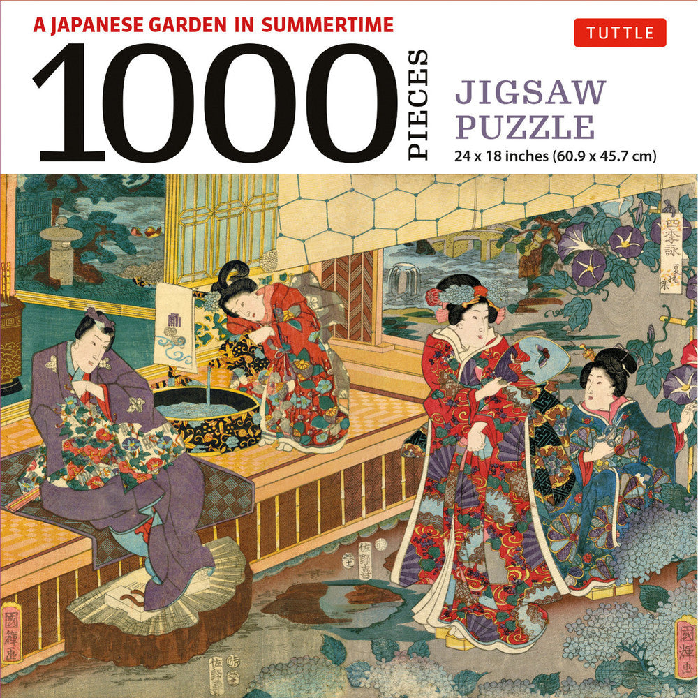 Jigsaw Puzzle - Songs of the Four Seasons: Summer by Kuniteru Utagawa - Japanese Prince Genji