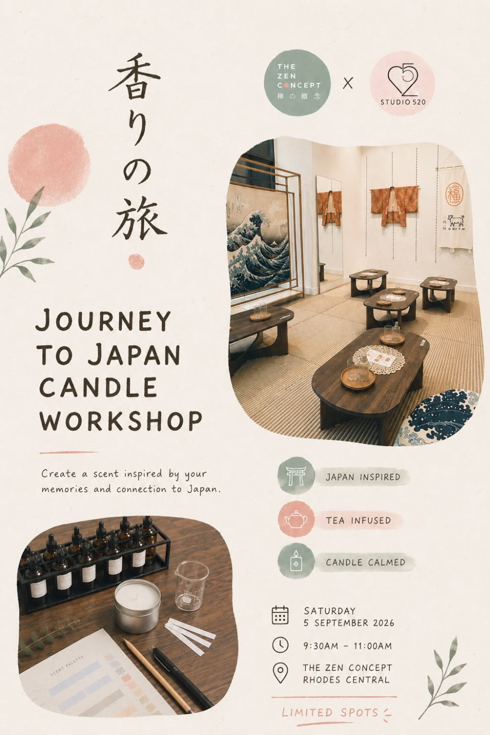 Journey  to Japan Candle Workshop