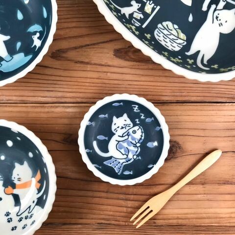 Cats Having a Good Night Tableware Collection  (Limited for Cat Lover Show)