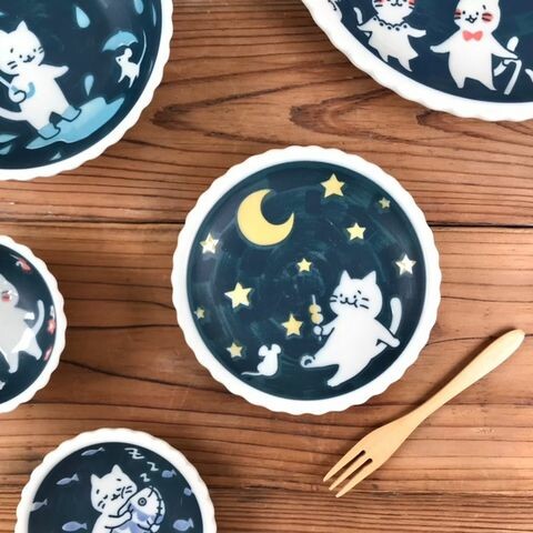 Cats Having a Good Night Tableware Collection  (Limited for Cat Lover Show)