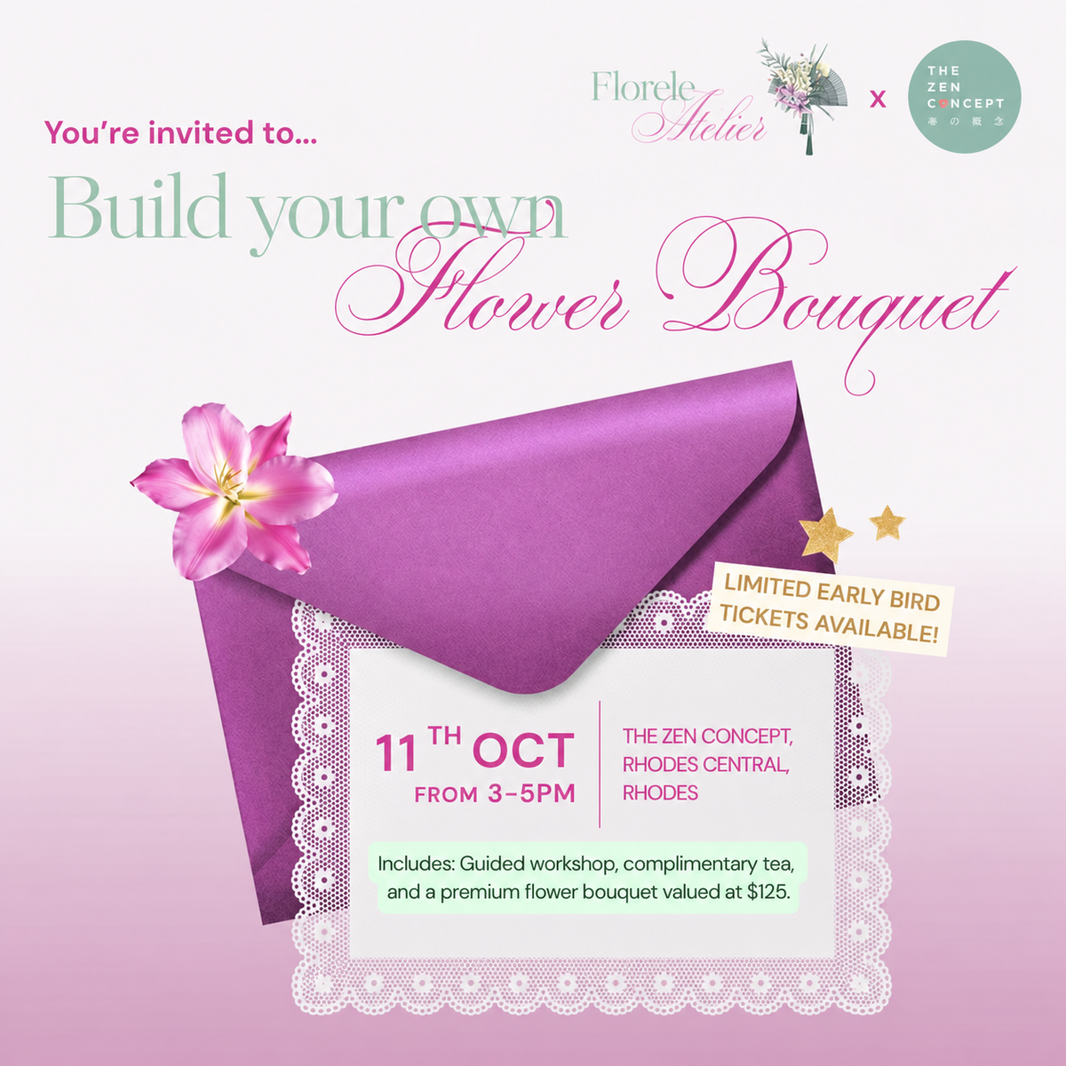 Build Your Own Flower Bouquet Workshop