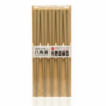 Japanese Octagonal Chopsticks – Natural, 5-Pair Set