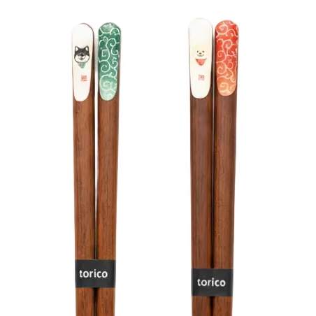 Torico Dog Chopsticks – Black & White