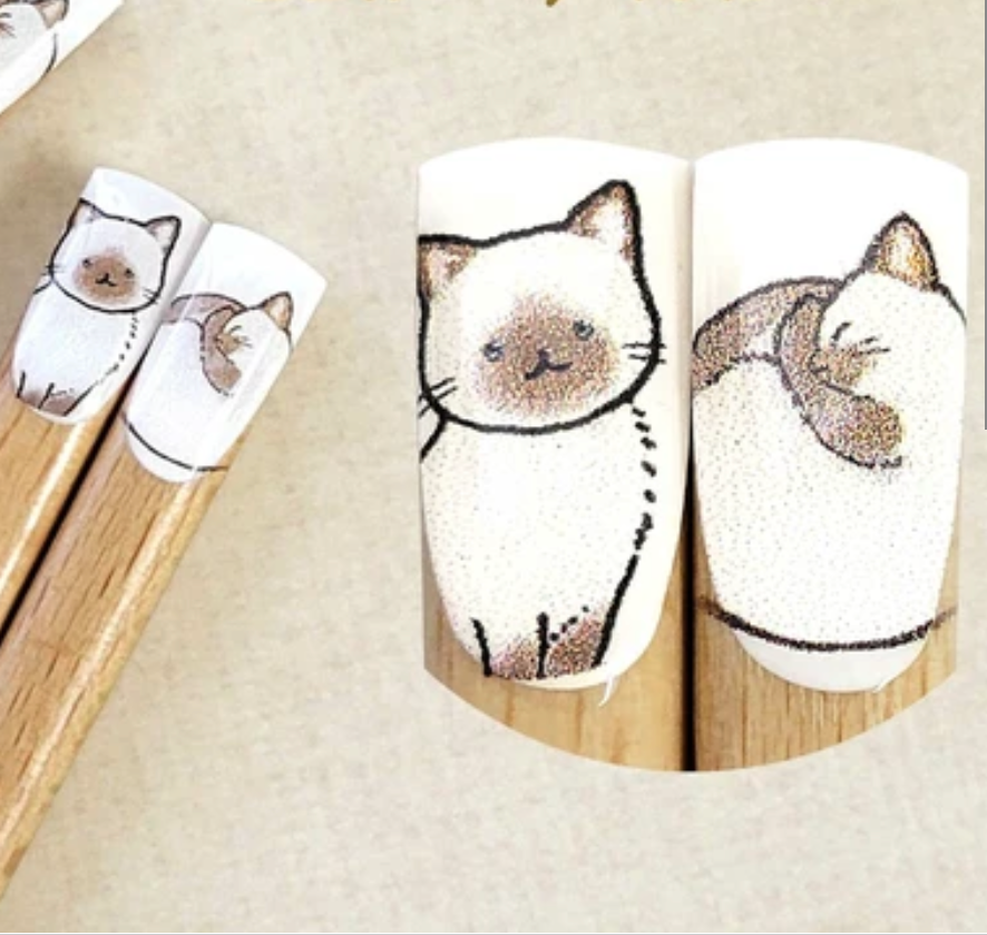 "Cuddling Me Up" Cat Chopsticks : PRE-ORDER NOW *