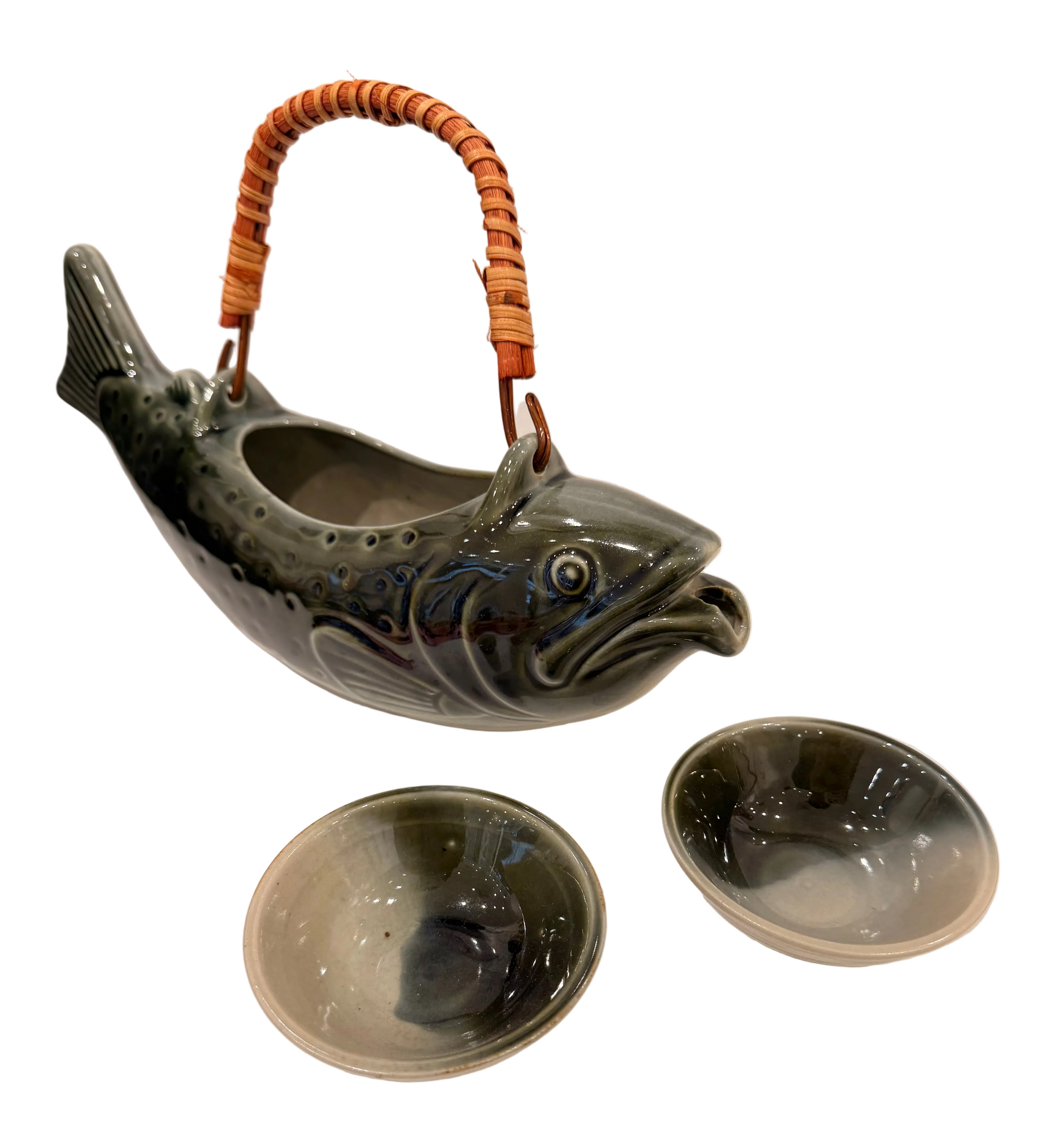 Fish-Shaped Sake Set