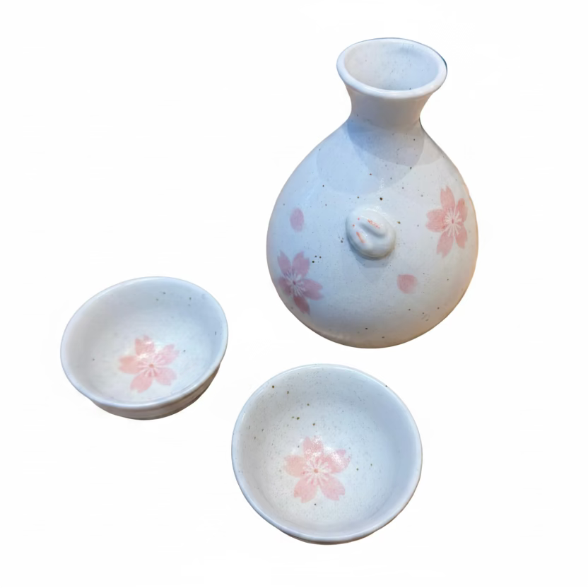 Snow Rabbit Sake Set (1 bottle + 2 cups) Main image