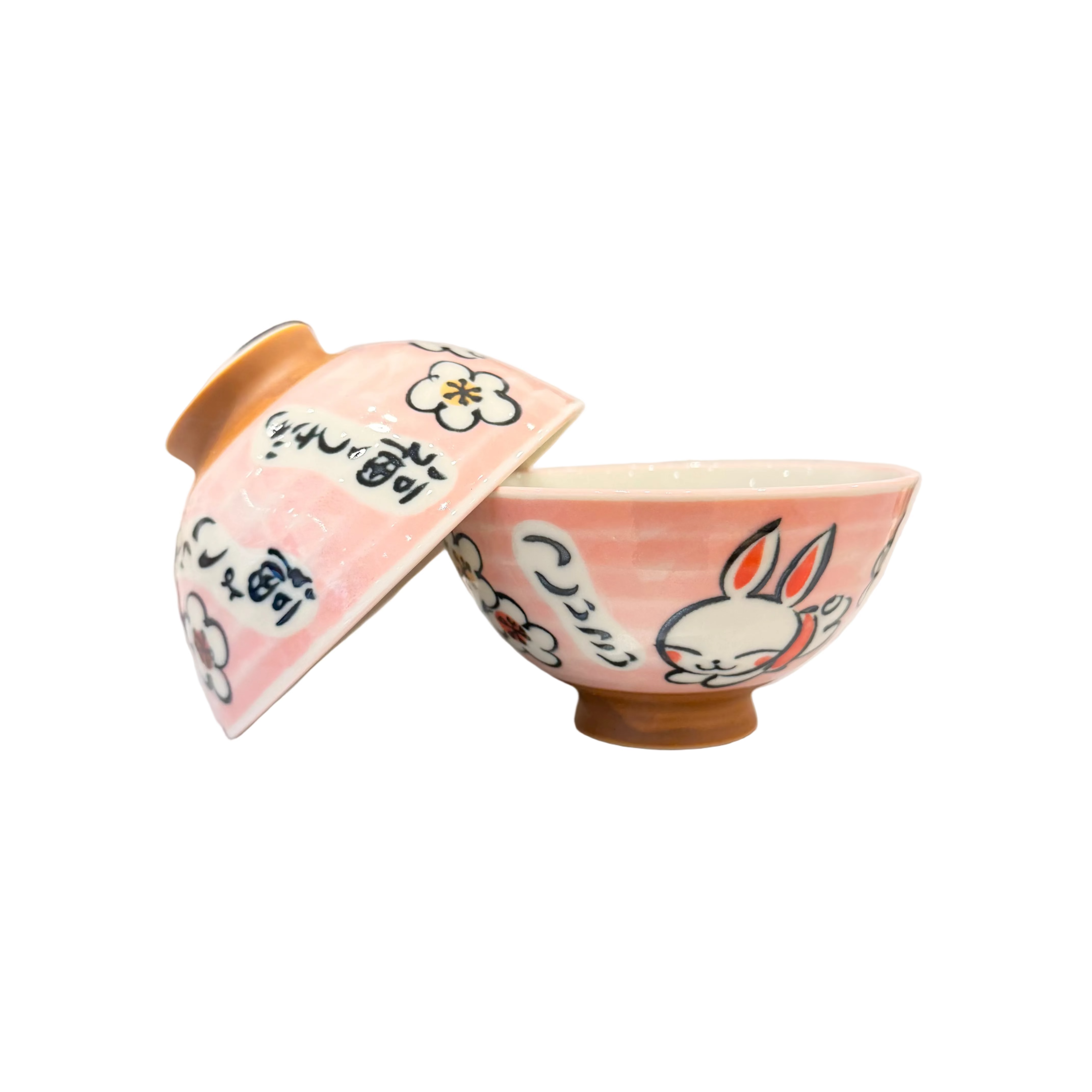 Rabbit Rice Bowl – Pink Main image