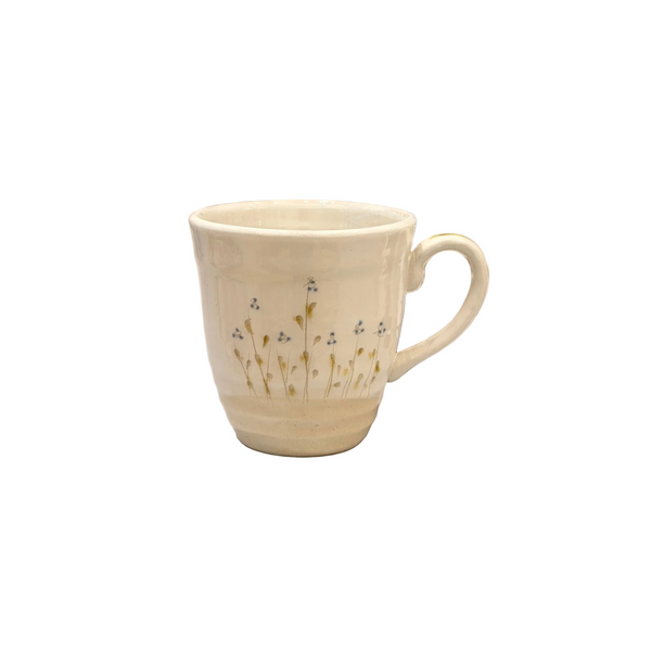 Floral Mug – Natural Beige