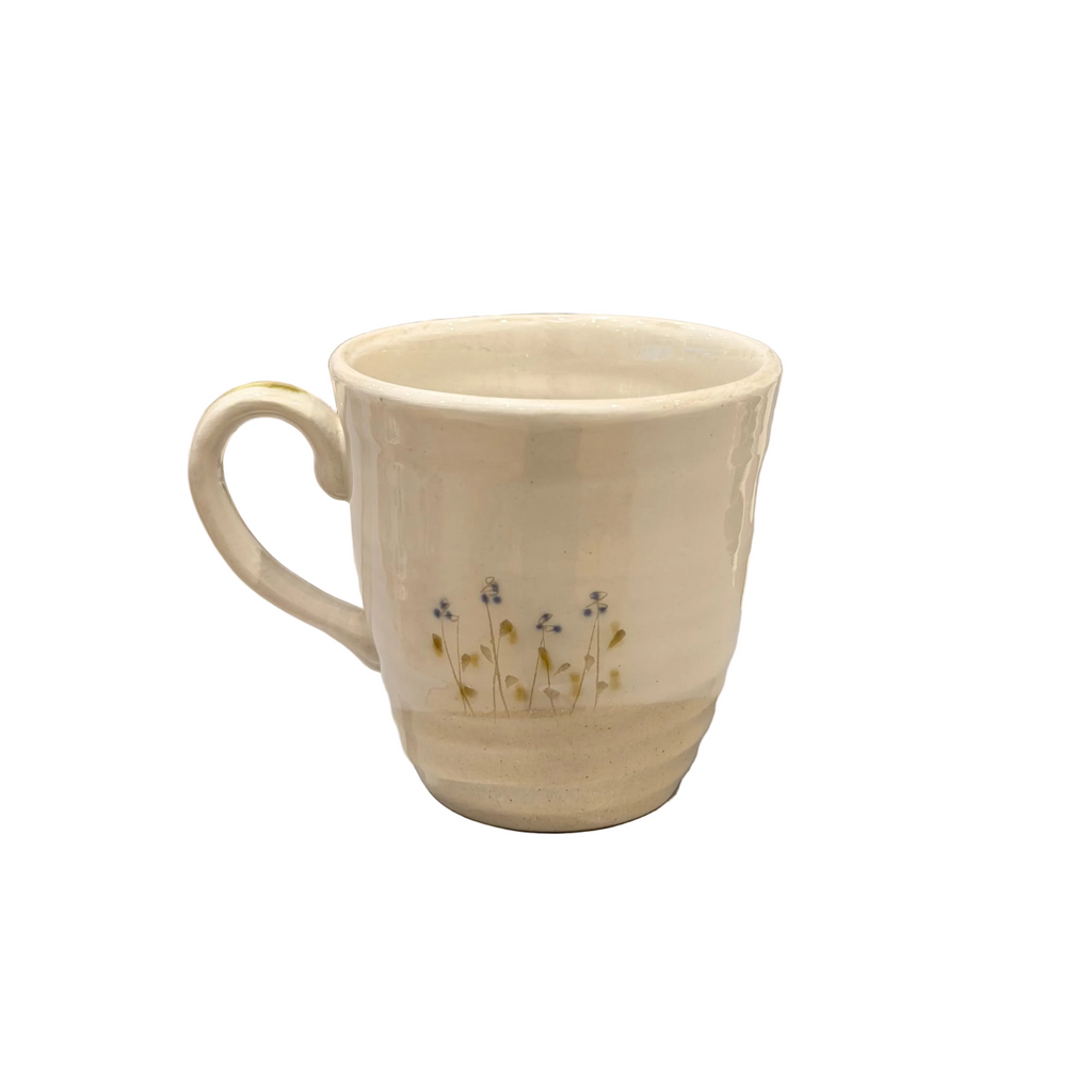 Floral Mug – Natural Beige