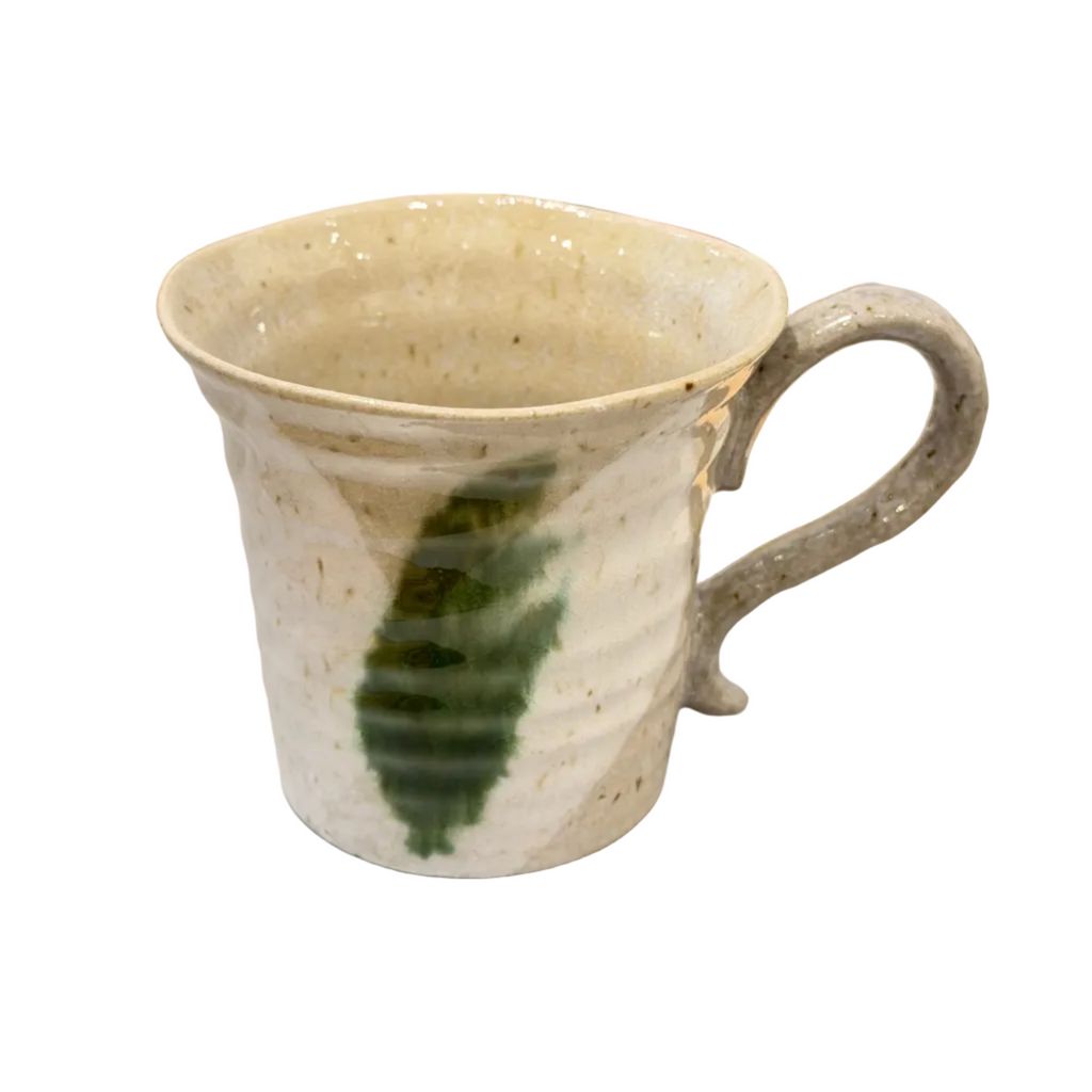 Rustic Spiral Mug – Natural Cream