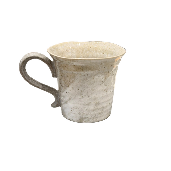 Rustic Spiral Mug – Natural Cream
