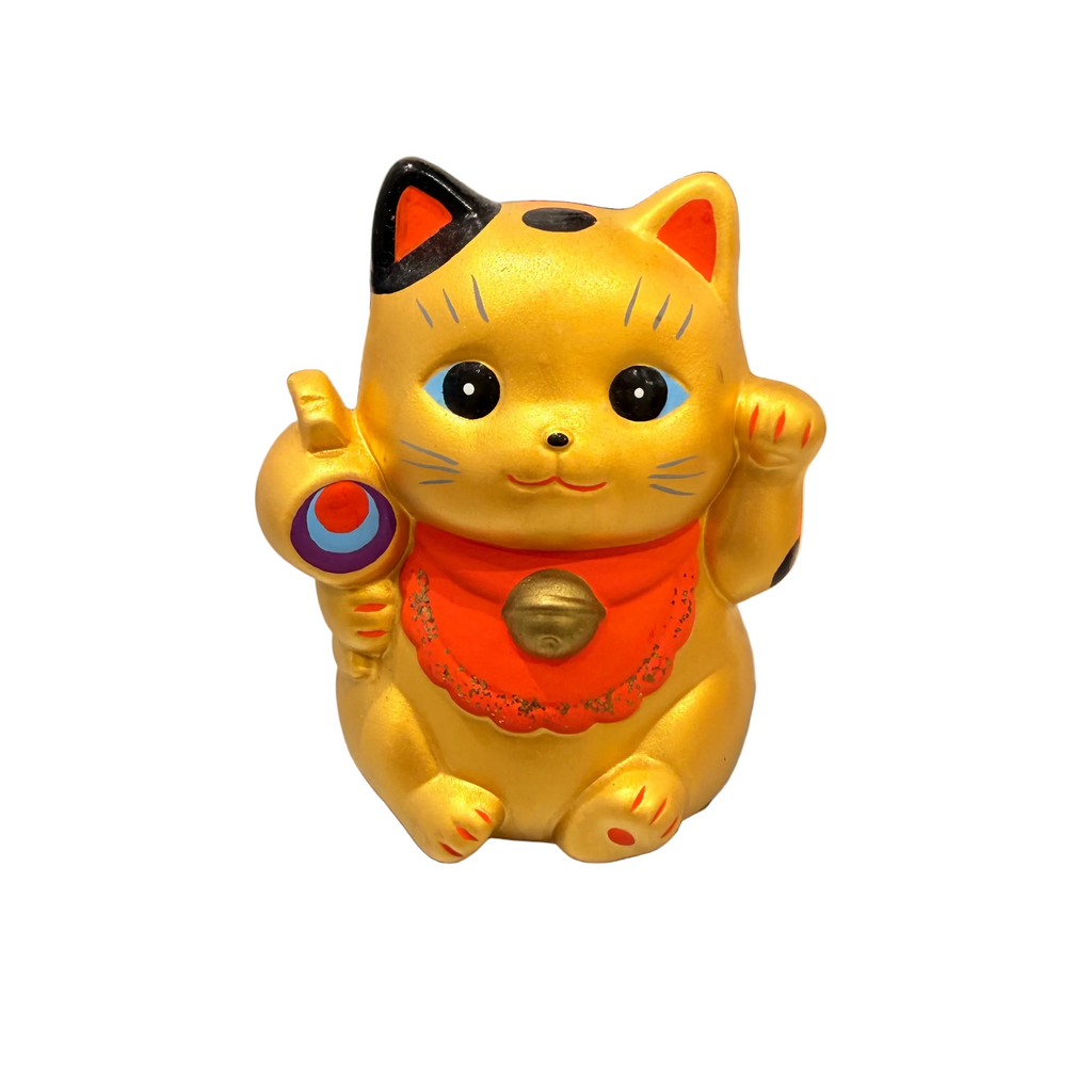 Golden Lucky Cat Piggy Bank