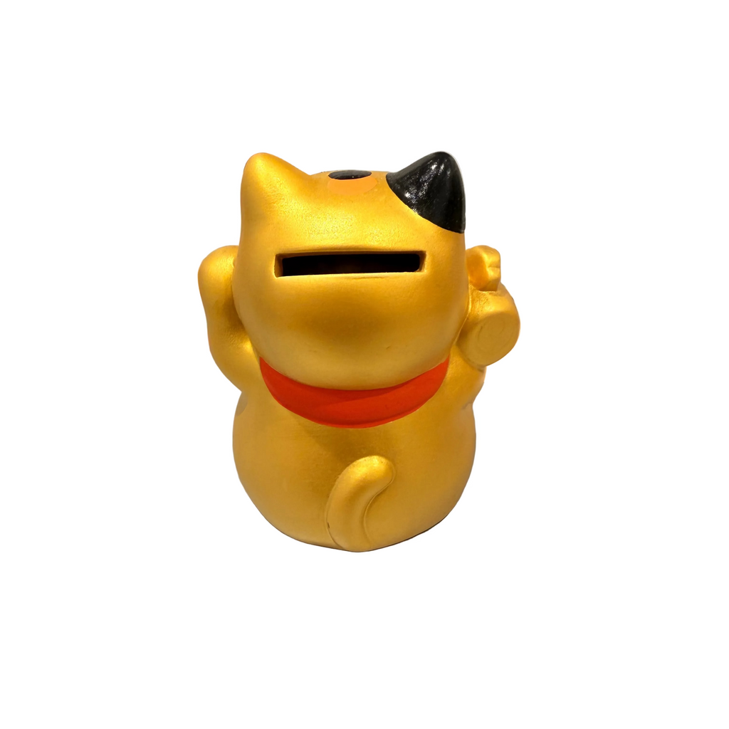 Golden Lucky Cat Piggy Bank