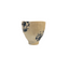 Indigo Leaf Stoneware Cup