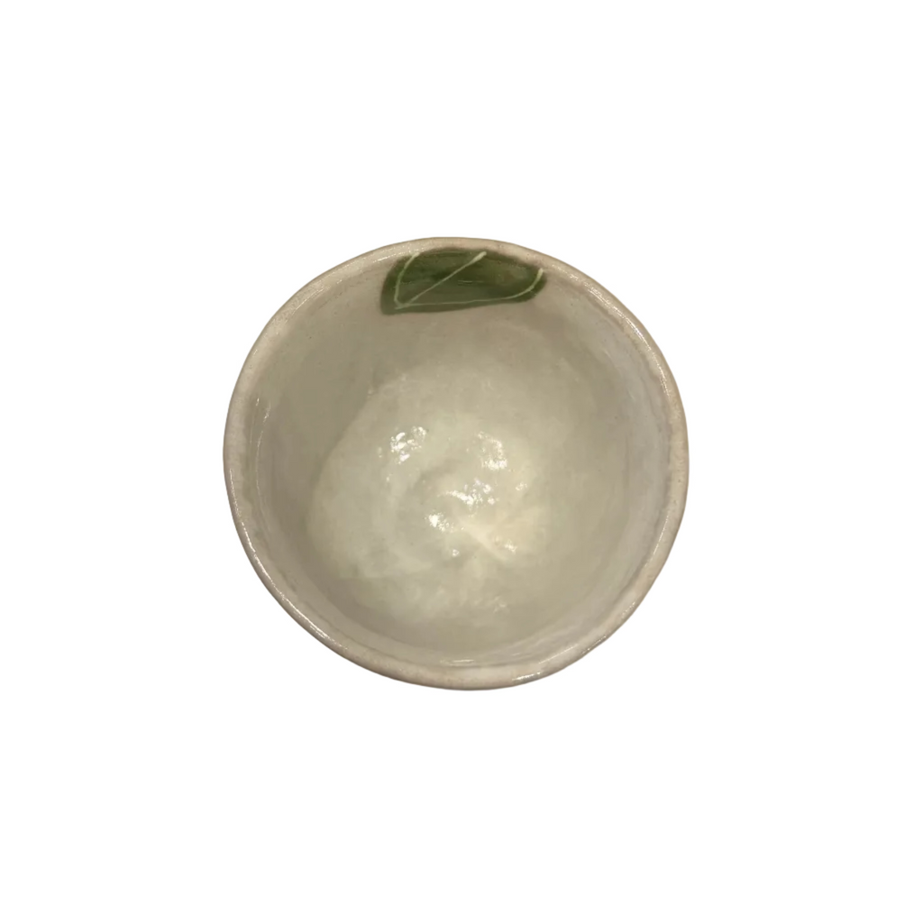 Botanical Motif Ceramic Cup