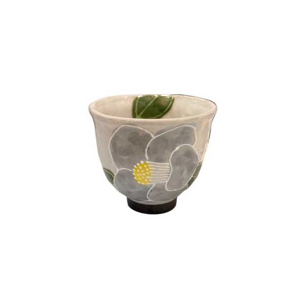 Botanical Motif Ceramic Cup