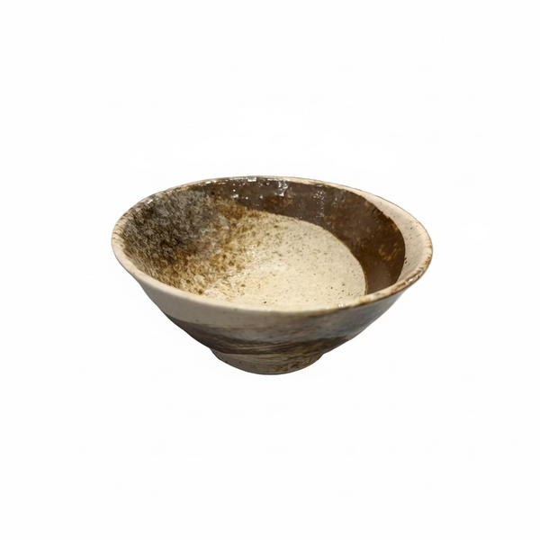 Black Brushstroke Rice Bowl