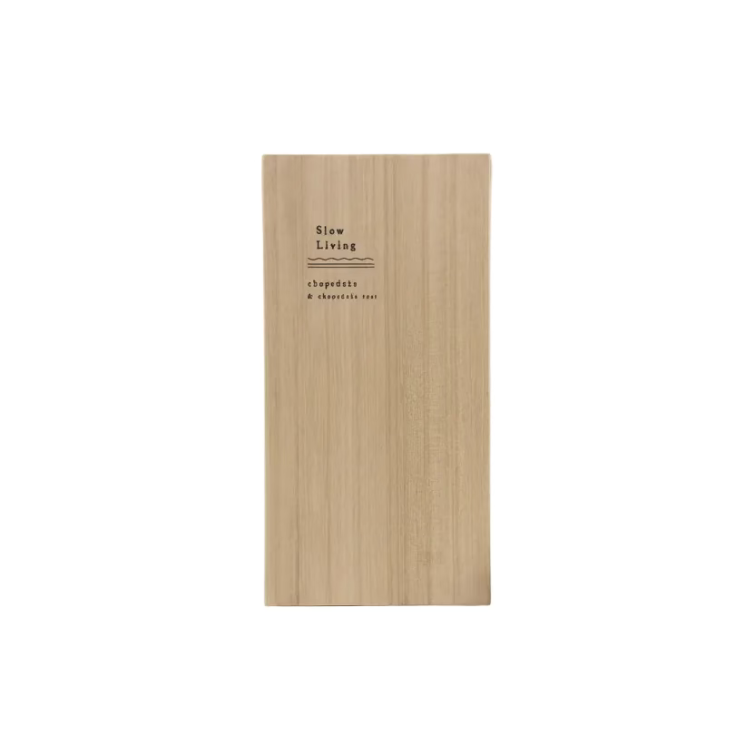 "Slow Living" Japanese Chopsticks & Chopstick Rest Gift Set Main image