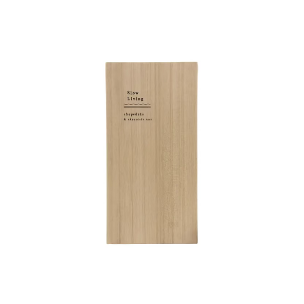 "Slow Living" Japanese Chopsticks & Chopstick Rest Gift Set