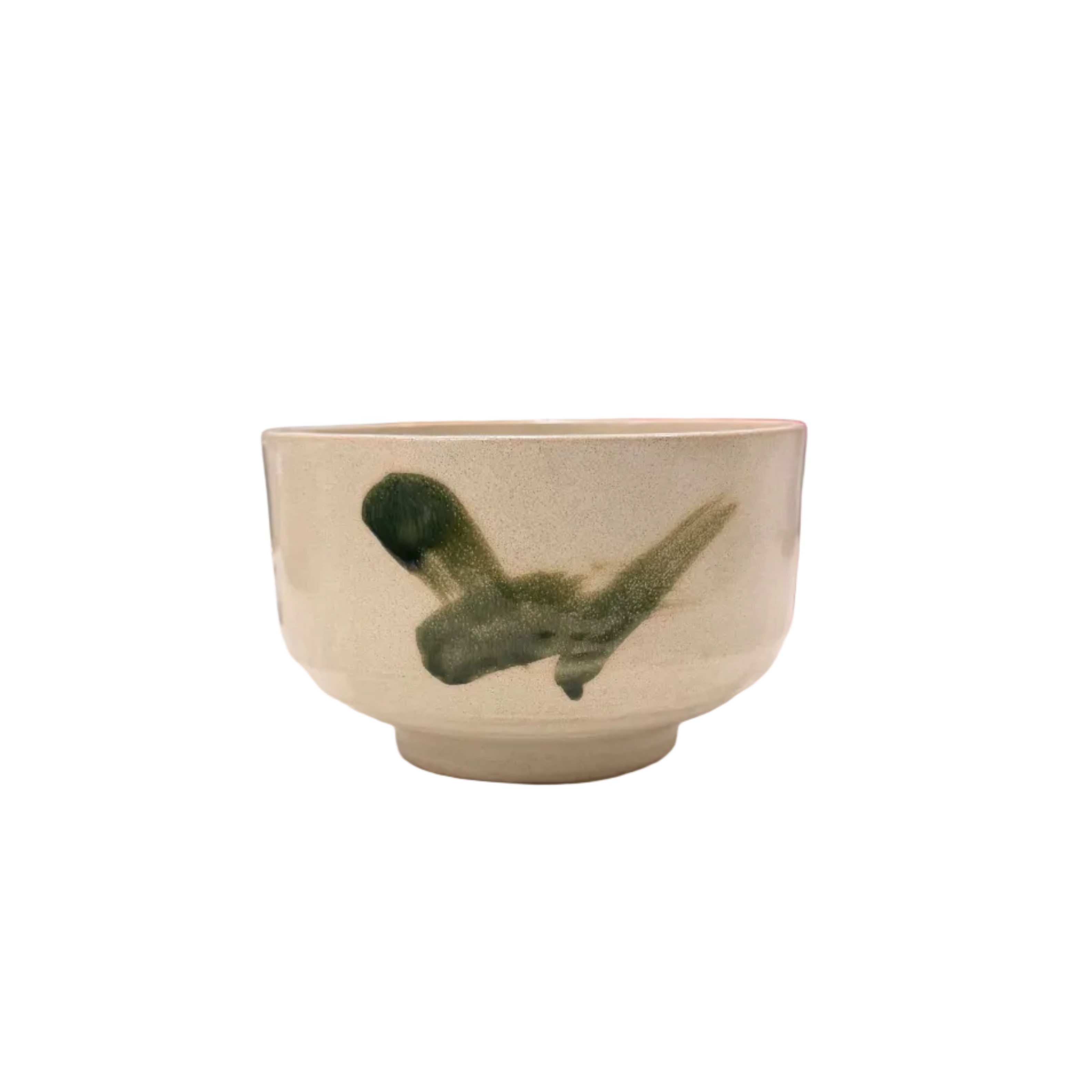 Mino ware White Verdant Line Matcha Bowl