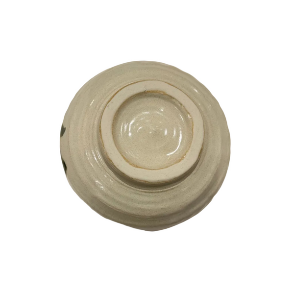 Mino ware White Verdant Line Matcha Bowl