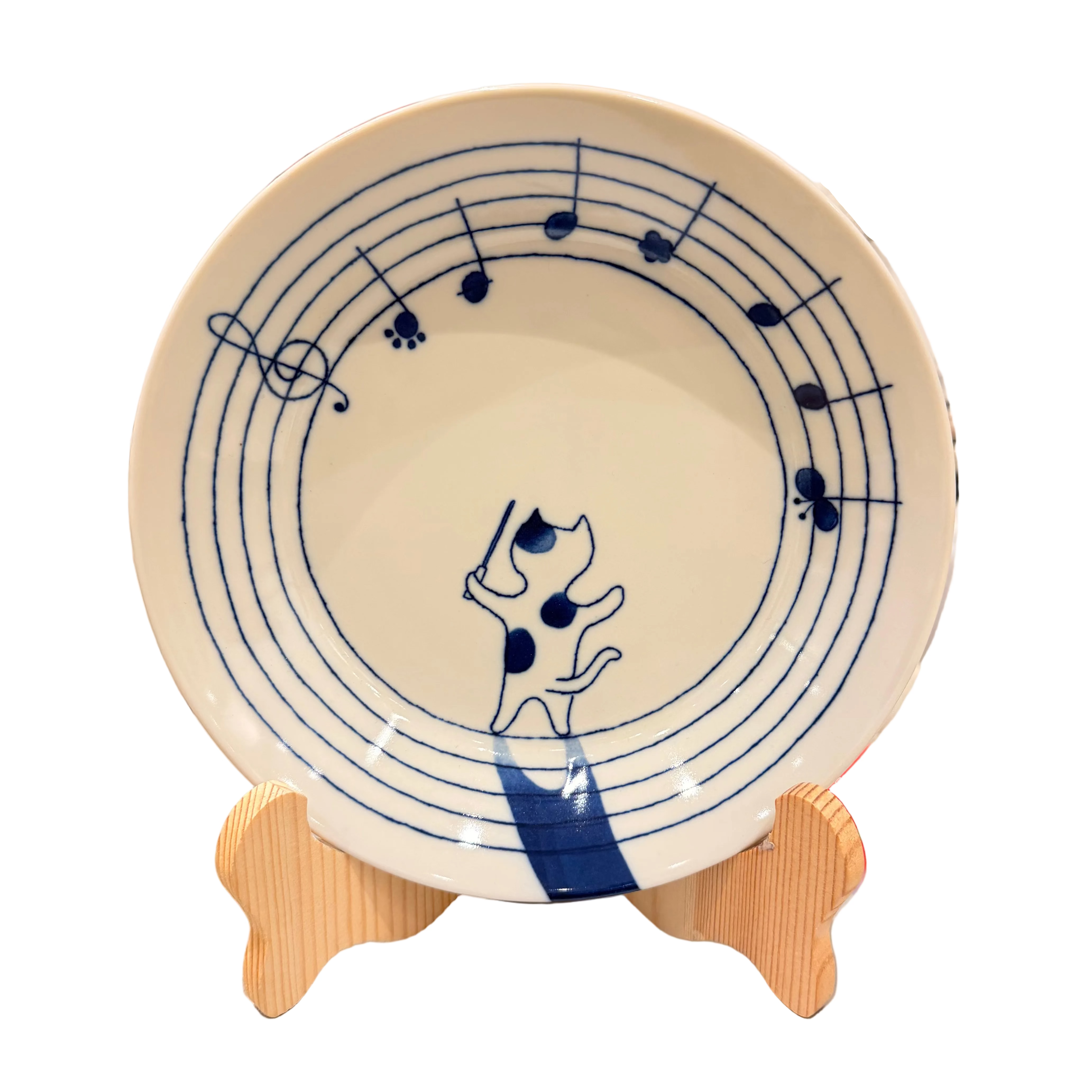 Musician Cat Large Deep Plate Main image