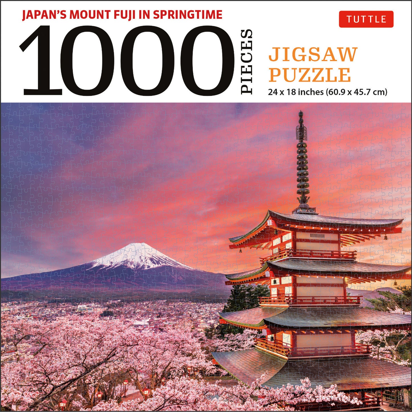 Japan's Mount Fuji in Springtime- 1000 Piece Jigsaw Puzzle