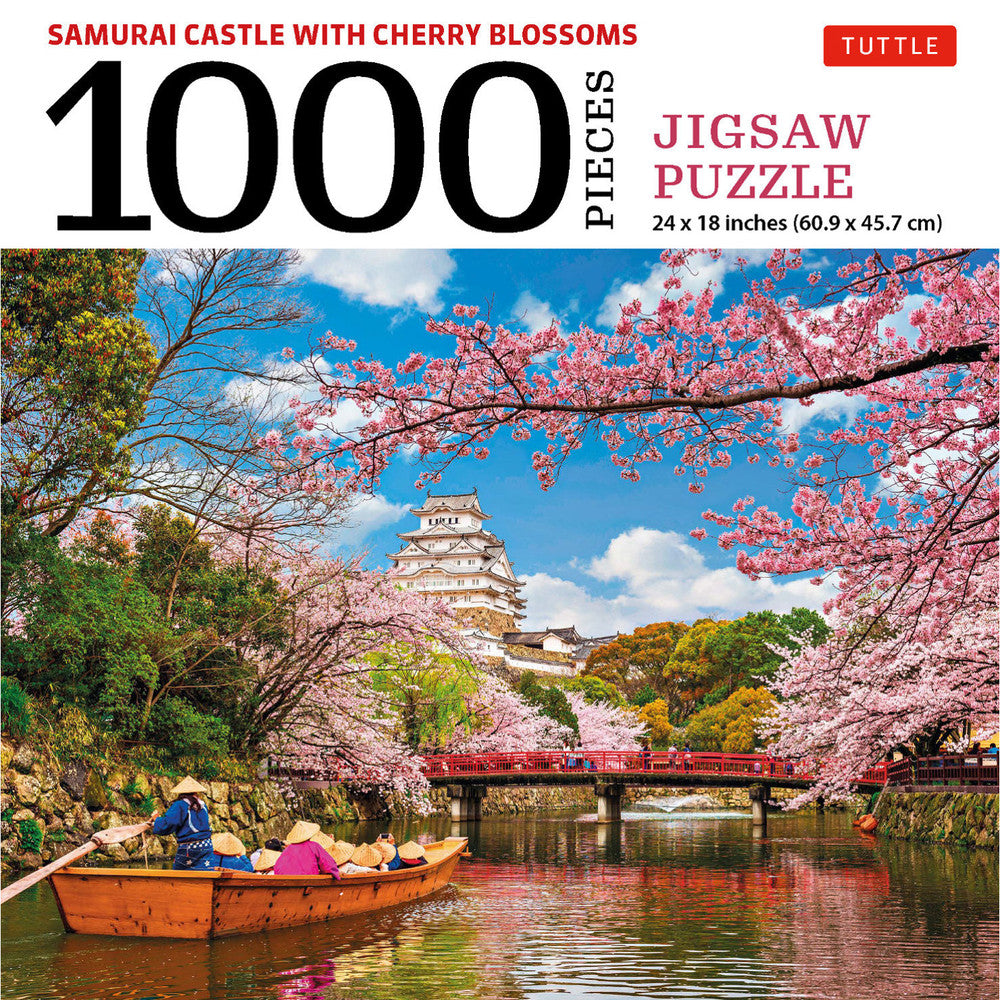 Samurai Castle & Cherry Blossoms 1000 pieces puzzle