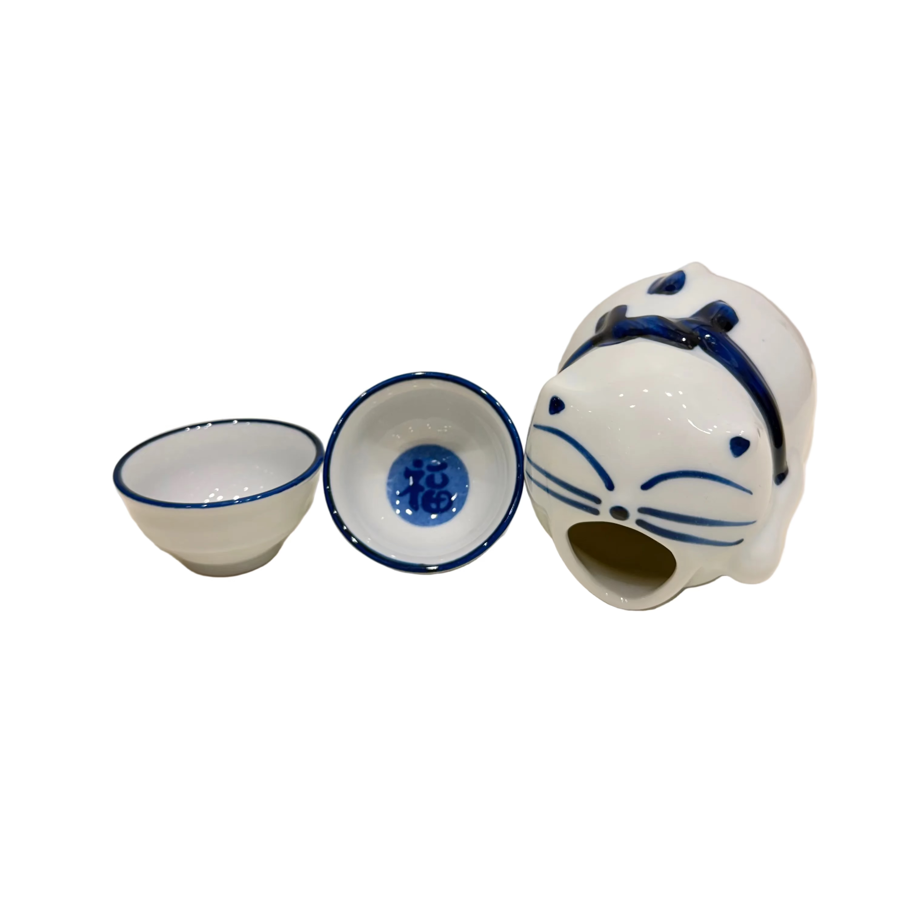 Sake Cap Set (Lucky Cat) Main image