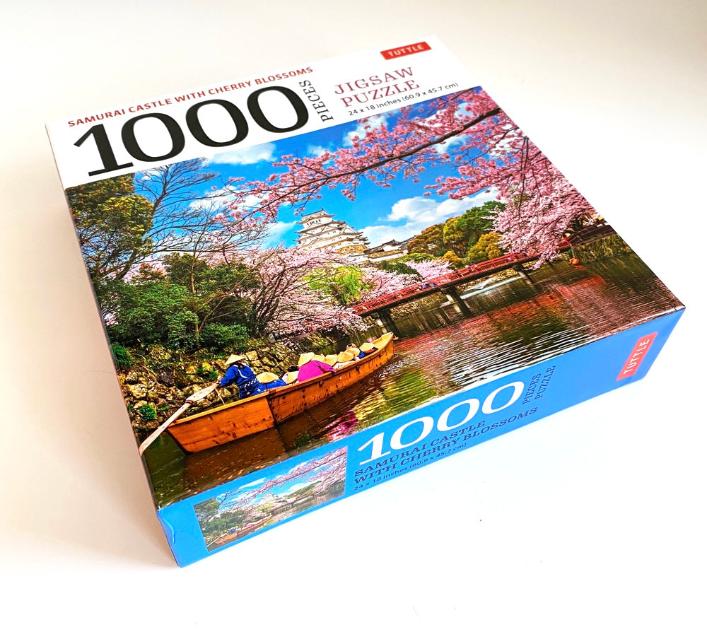 Samurai Castle & Cherry Blossoms 1000 pieces puzzle