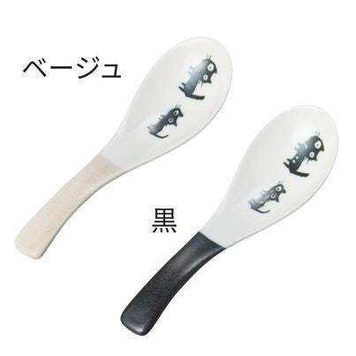 Shocking Black Cat Tea Spoons