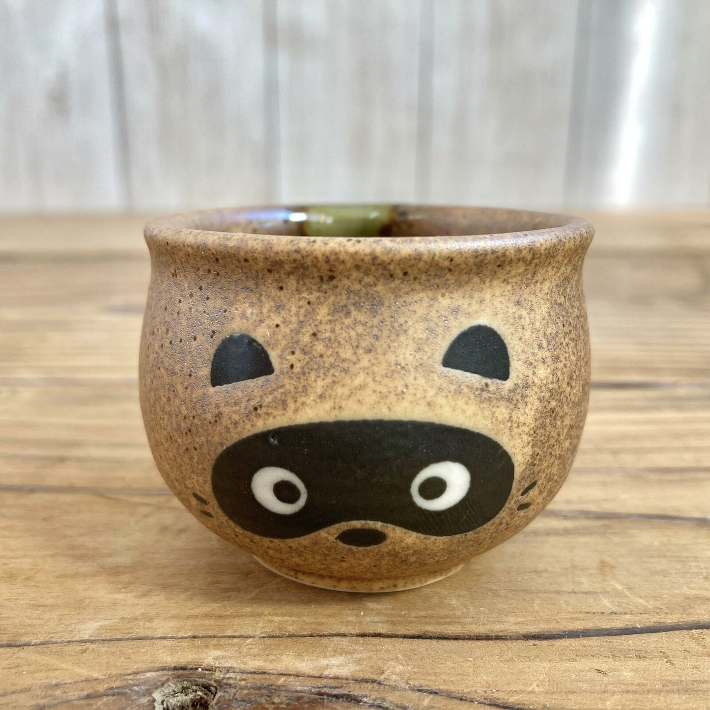 Tanuki Raccoon Sake Bottle Cup