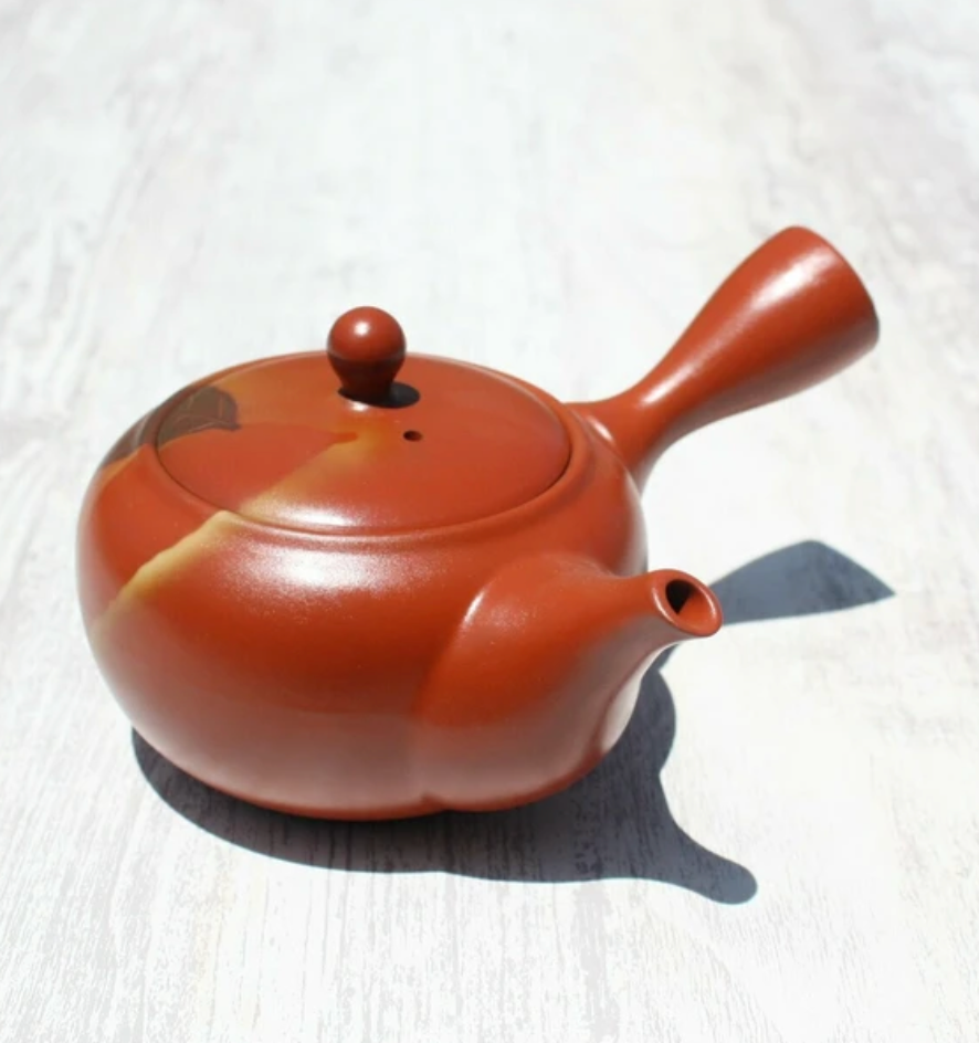 Red Glaze Kyusu Teapot