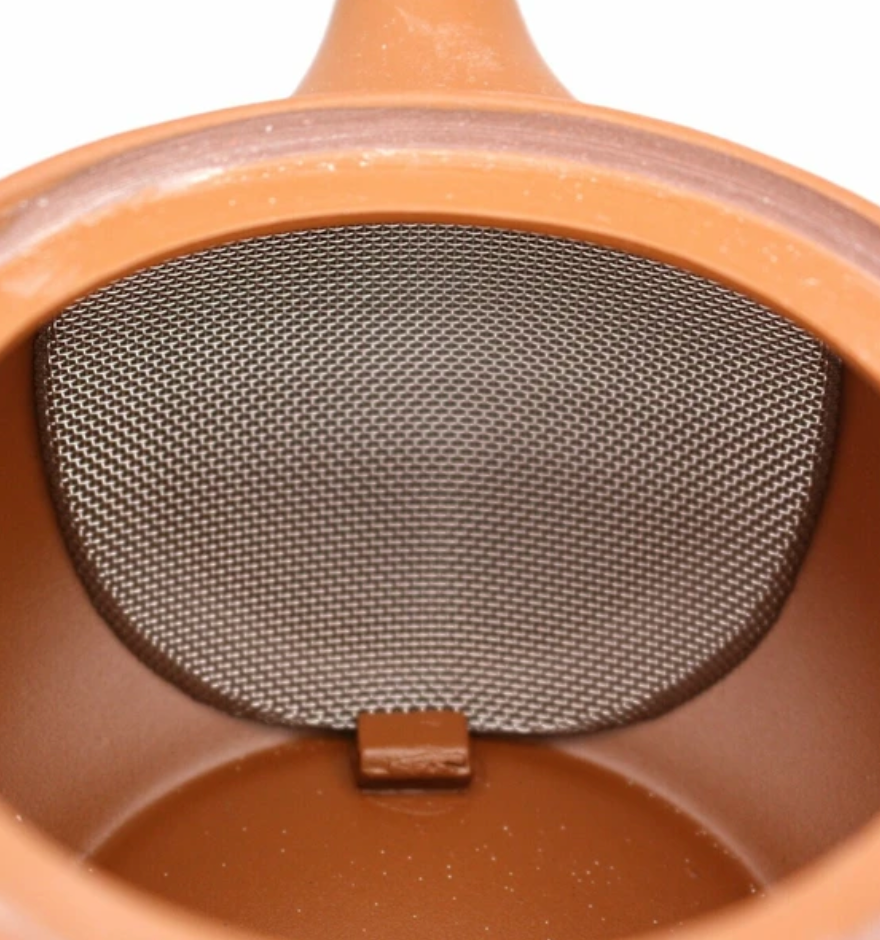 Brown Sakura Kyusu Teapot